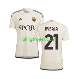 Billige Fotballdrakter AS Roma Paulo Dybala 21 Bortedraktsett 2023/24 Kortermet